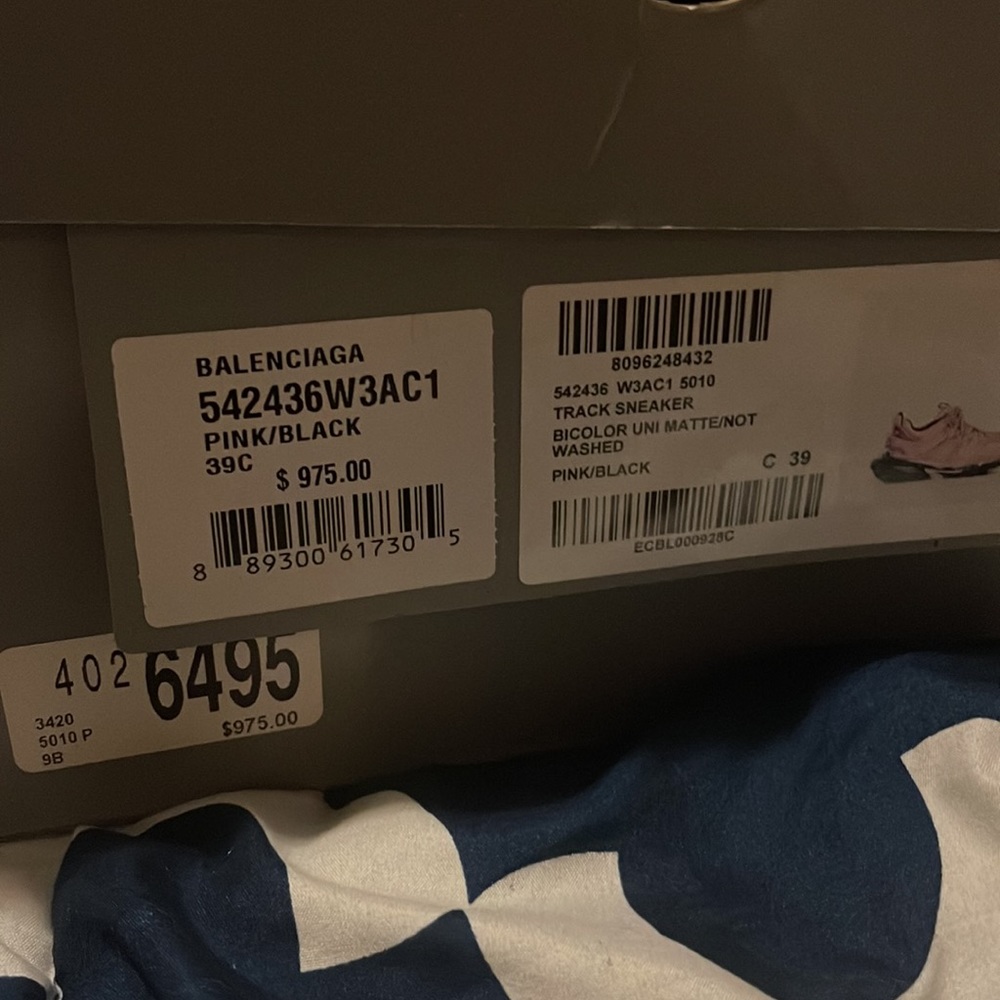 Balenciaga track sneakers PINK/BLACK - Picture 3 of 3